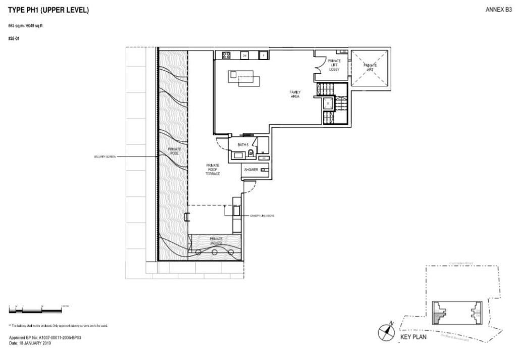 Boulevard 88 Floor plan Penthouse